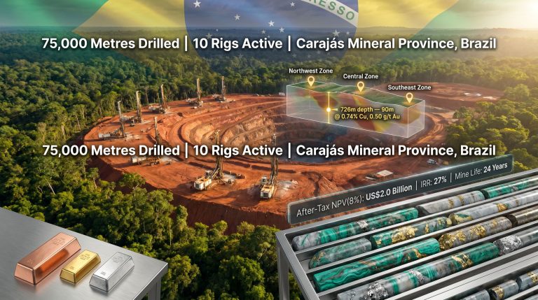 Ero Copper Furnas project in Brazil drilling site