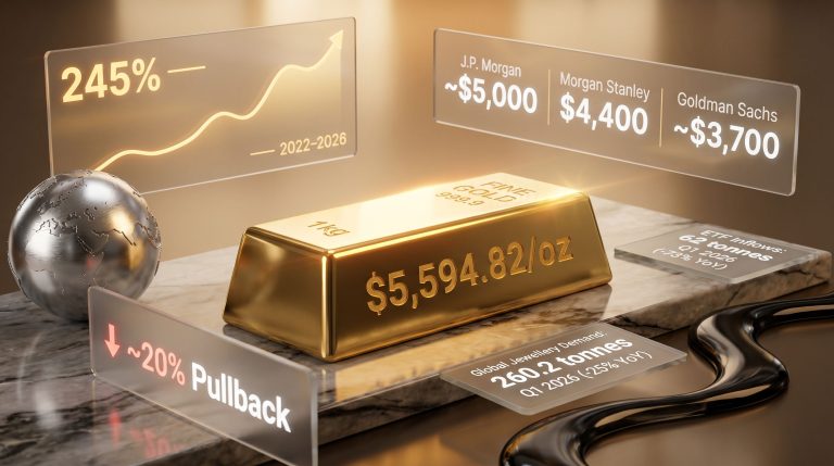 Gold price outlook and new drivers infographic