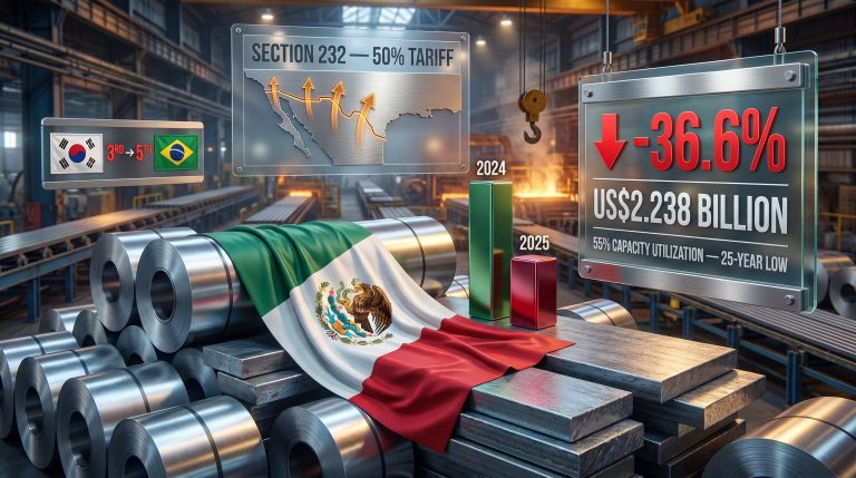 Section 232 tariffs on Mexico steel exports impact