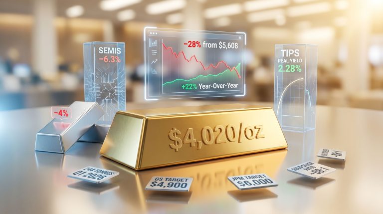why is gold falling today chart