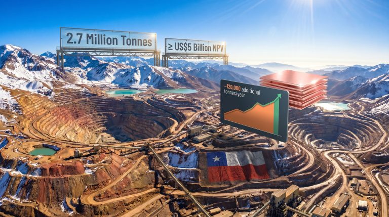 Anglo Codelco joint mine plan in Chile infographic