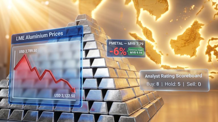 Press Metal shares slide as aluminium prices retreat chart