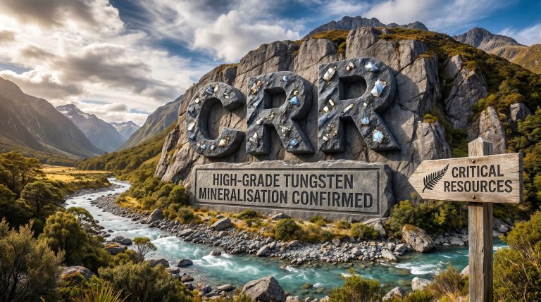 Critical Resources Ltd-CRR-Critical Resources tungsten mineralisation confirmed sign