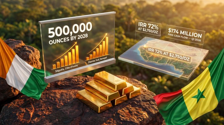 Fortuna Mining growth strategy in West Africa infographic
