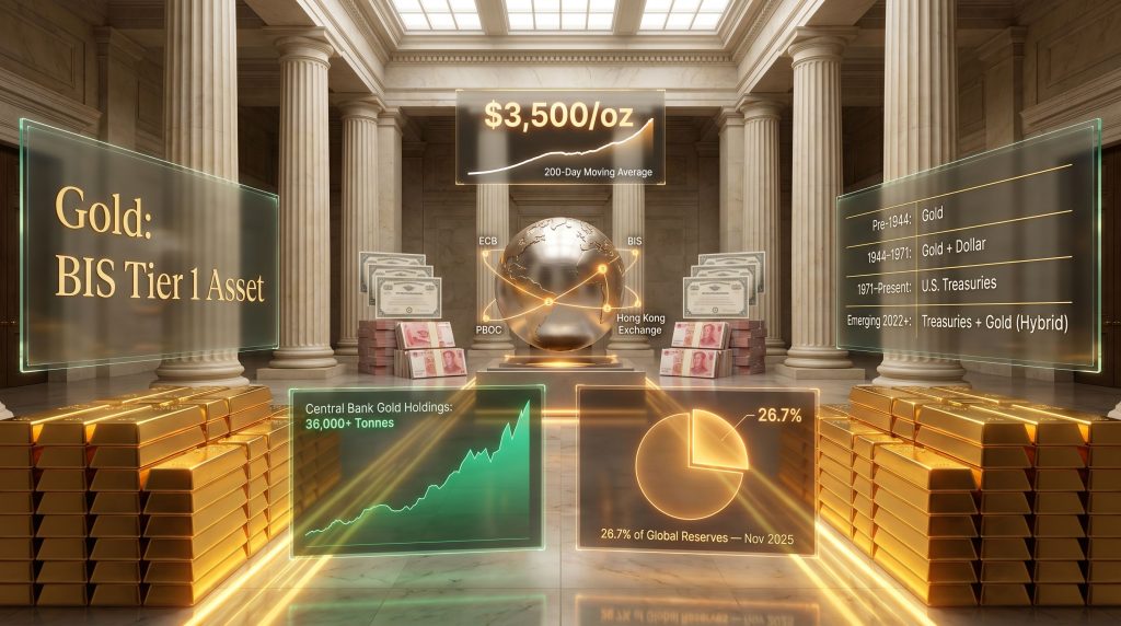 gold as collateral in the global financial system infographic
