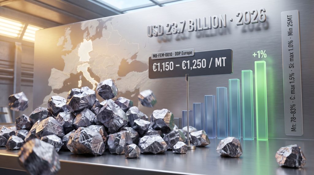 Europe medium carbon ferro-manganese price launch chart