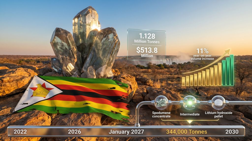 Zimbabwe lithium export ban delay infographic timeline