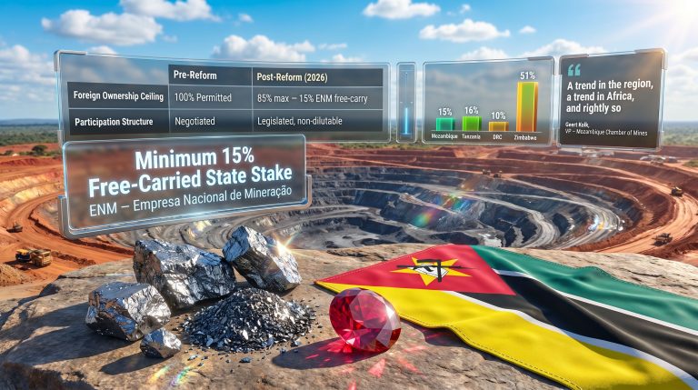 Mozambique mining ownership rules foreign investment infographic