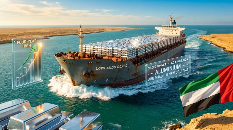 Vitol ships aluminium cargo through Strait of Hormuz