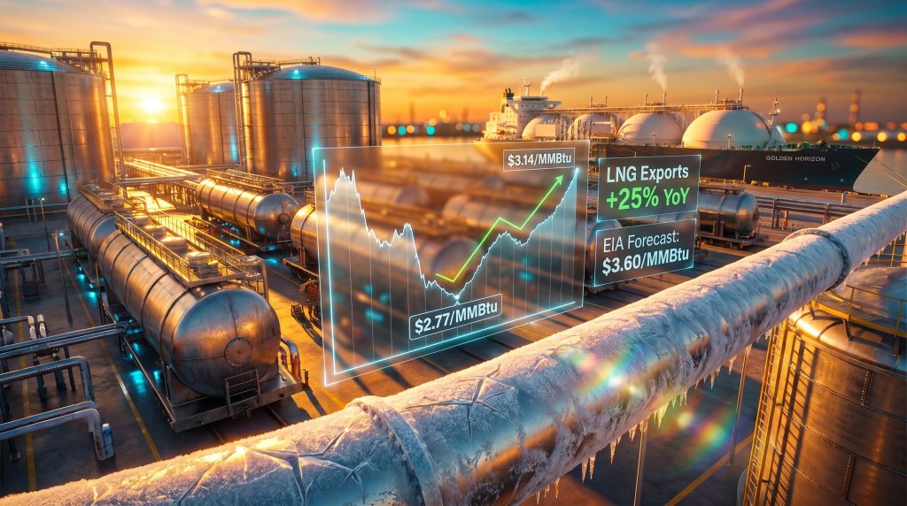 natural gas prices rebound on rising LNG exports chart