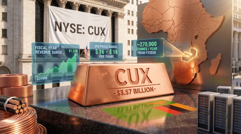 CopperTech Metals US listing NYSE IPO graphic