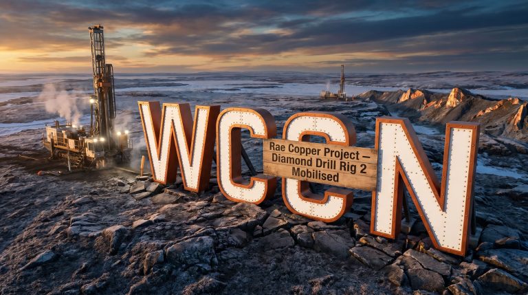 White Cliff Minerals Ltd-WCN-Rae Copper Project drill rig mobilised
