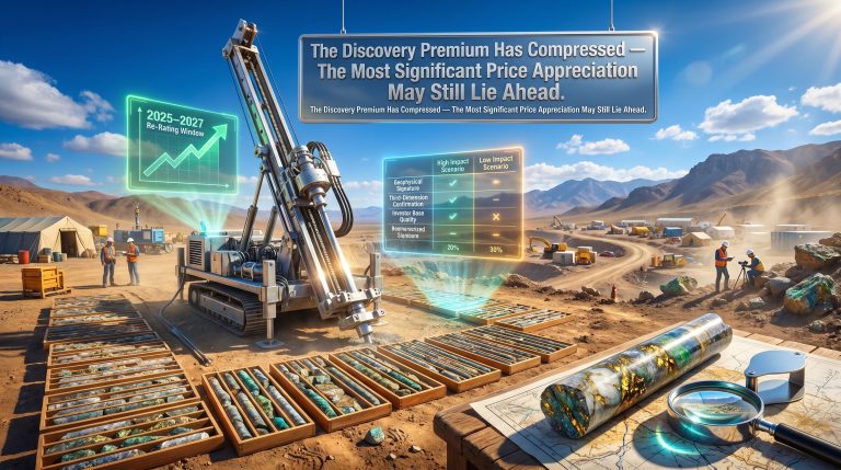 Rick Rule junior mining drill hole market reaction infographic