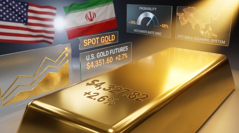 gold rises as Iran and U.S. agree to halt war, gold market surge