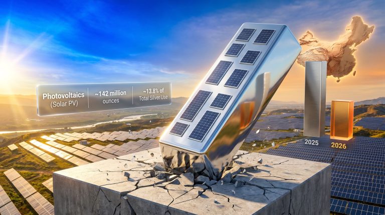 silver bear case in China solar demand chart