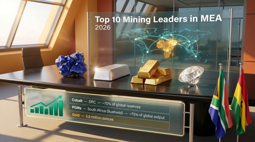 Top 10 mining leaders in MEA showcase