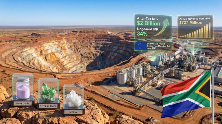 Zandkopsdrift rare earths project mine overview
