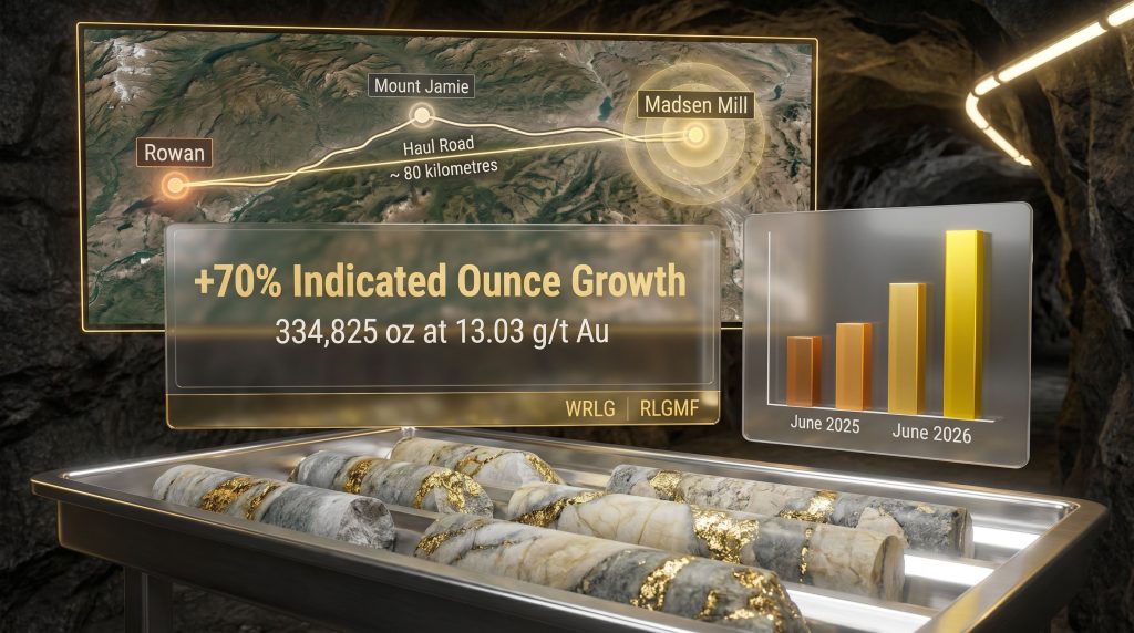 West Red Lake Gold Mines Rowan resource update growth map