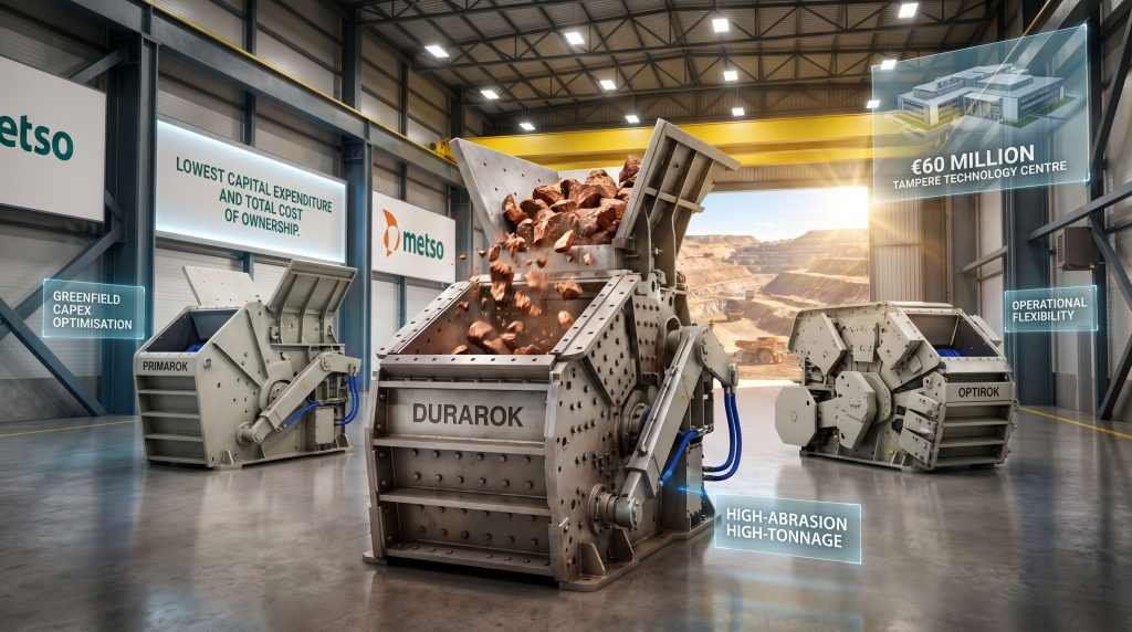 Metso launches three primary crushers showcase