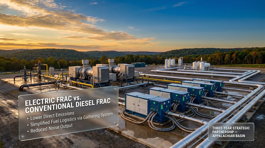 Seneca and Evolution e-frac agreement in Appalachia infographic