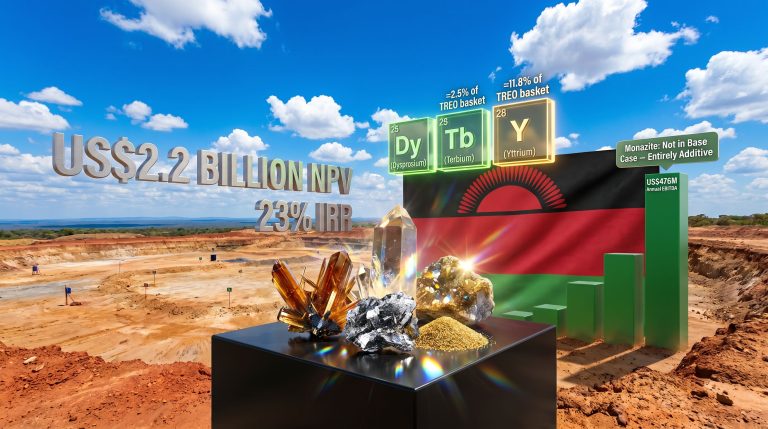 Sovereign Metals Kasiya project rare earth upside infographic