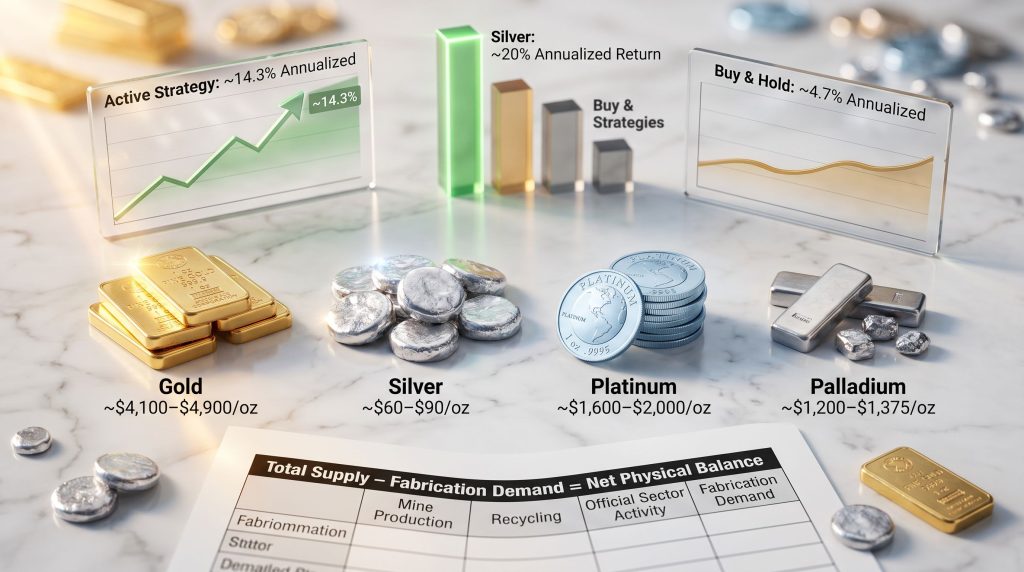 precious metals supply and demand methodology chart