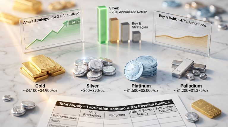 precious metals supply and demand methodology chart