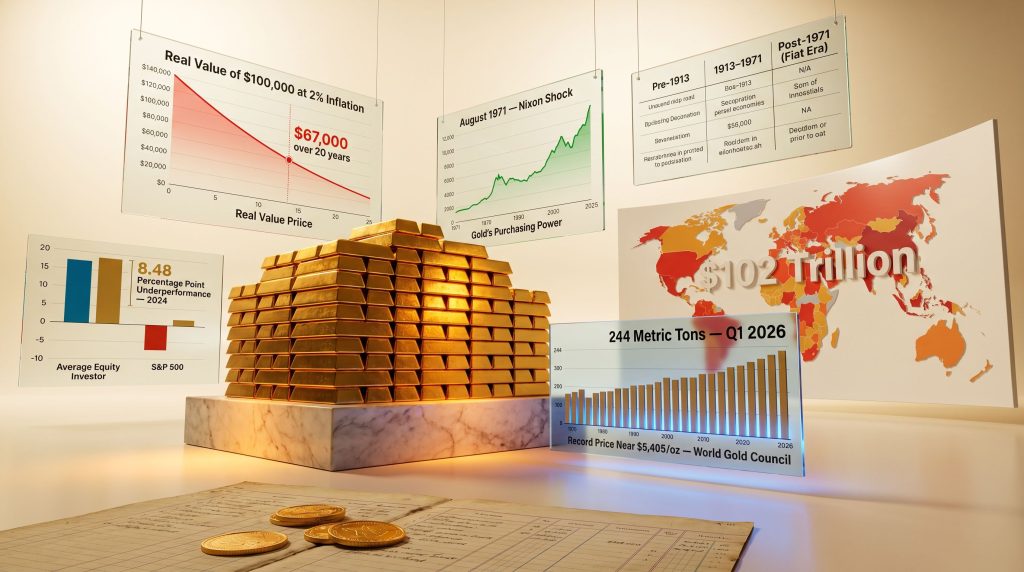How gold protects against inflation charts