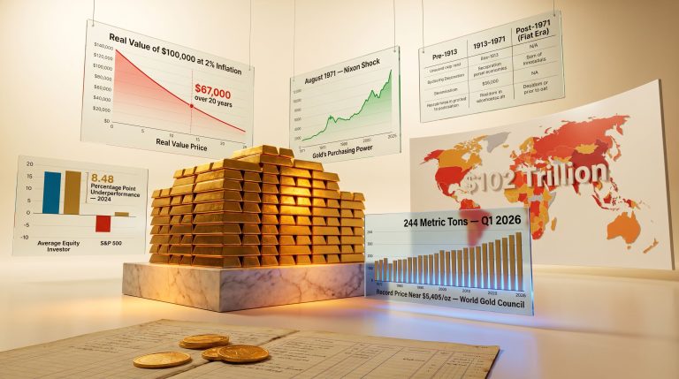 How gold protects against inflation charts
