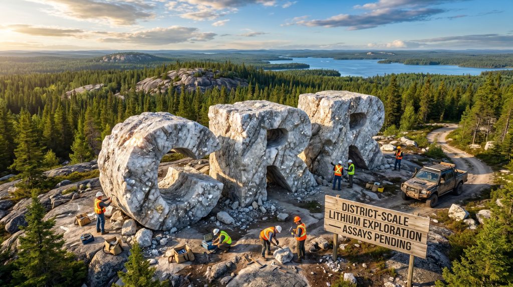 Critical Resources Ltd-CRR-District-scale lithium exploration assay site