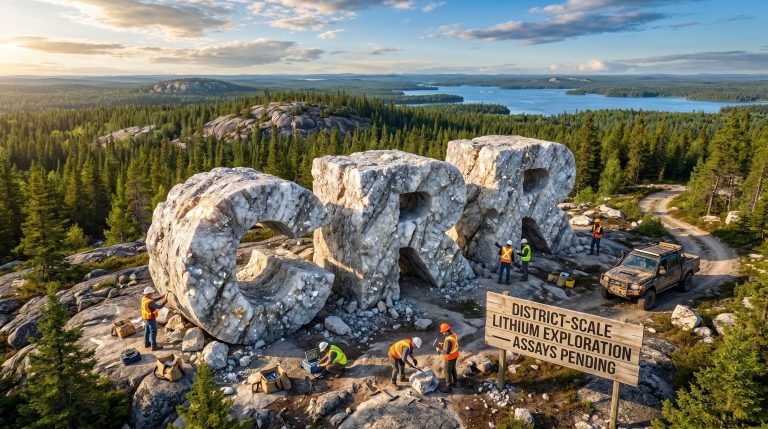 Critical Resources Ltd-CRR-District-scale lithium exploration assay site