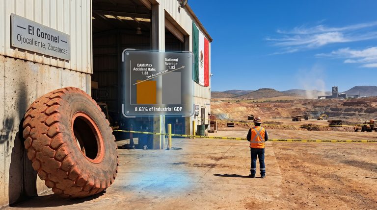 Minera Frisco worker dies in Zacatecas mine accident scene