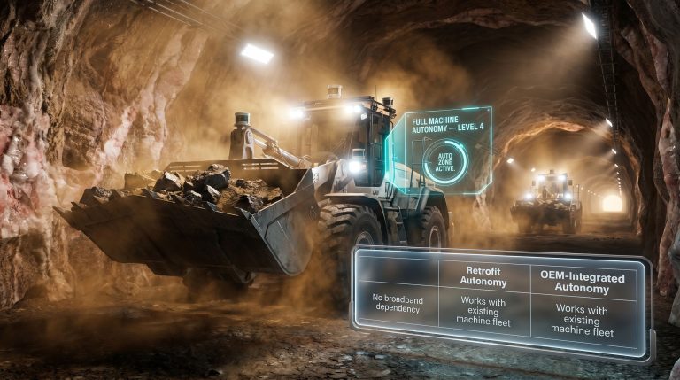 Nerospec SK full autonomy underground mining loader
