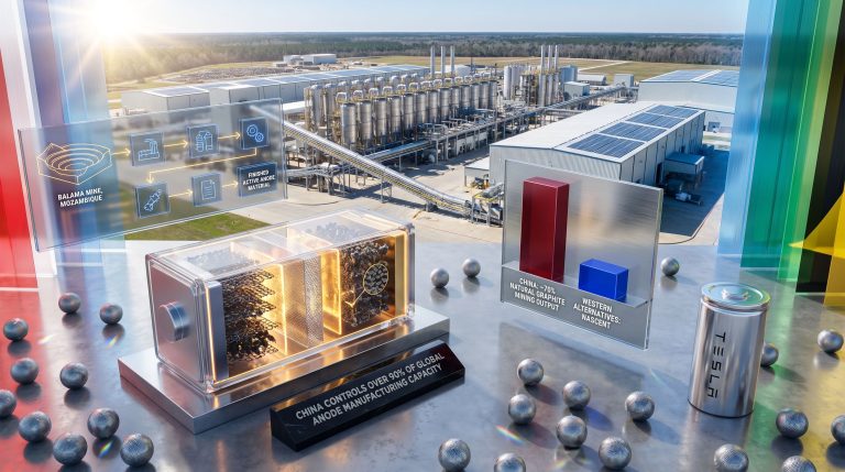 Tesla reducing dependence on China graphite imports strategy
