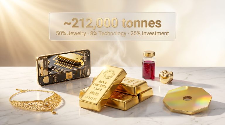 what is gold good for uses infographic