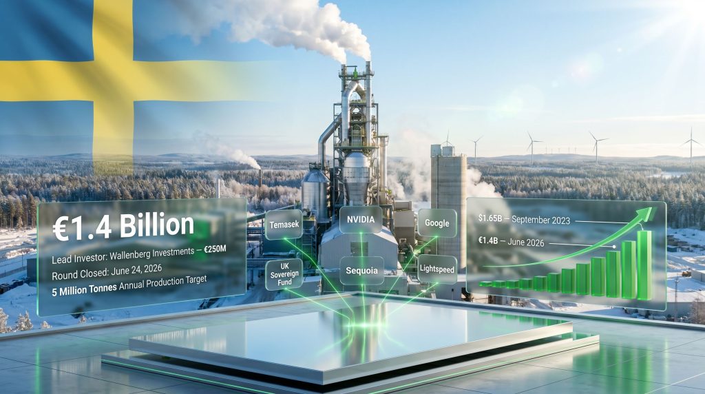 Stegra $1.6bn financing round infographic