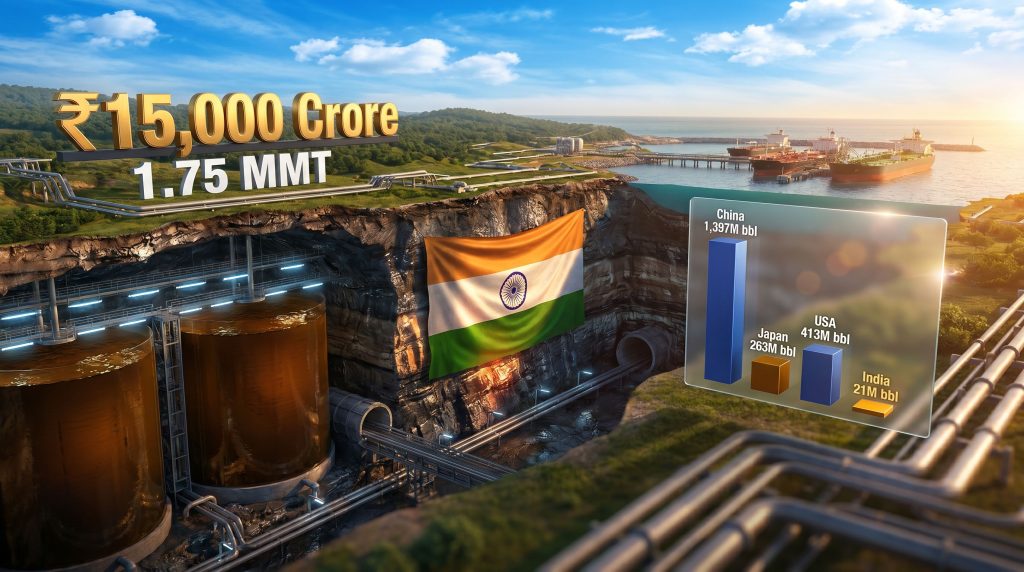 ONGC strategic petroleum reserve in Mangaluru expansion graphic