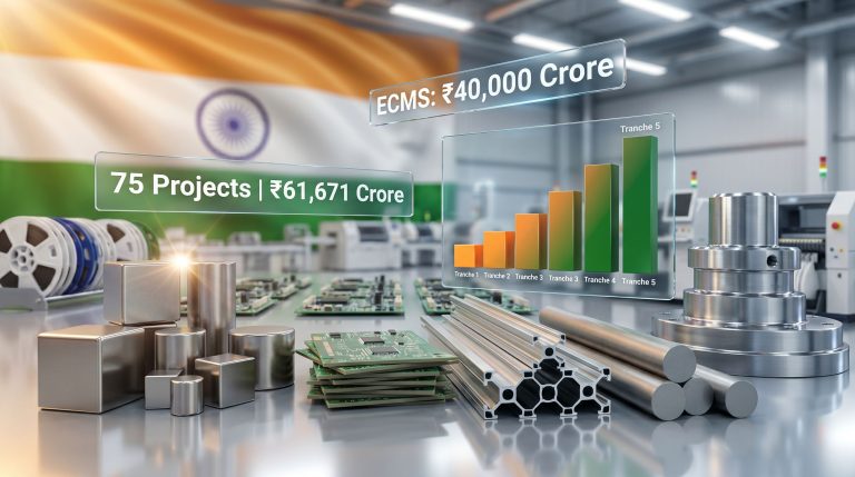 next ECMS tranche in India growth chart