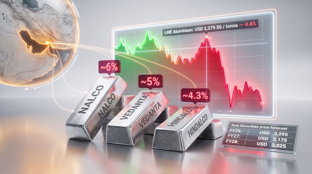 Hindalco NALCO and Vedanta shares fall after LME aluminium prices drop