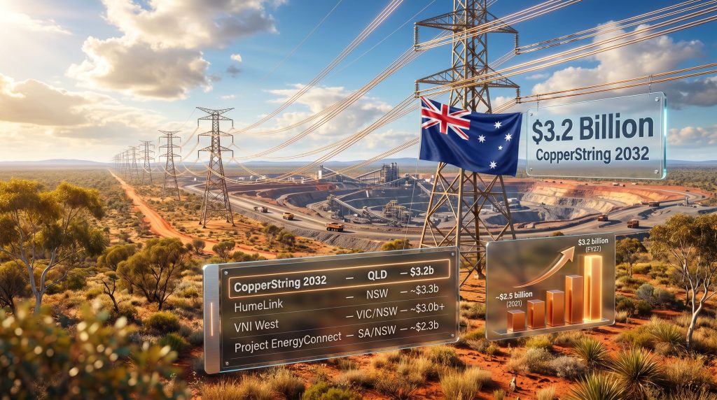 CopperString budget hits record $3.2b powerline project
