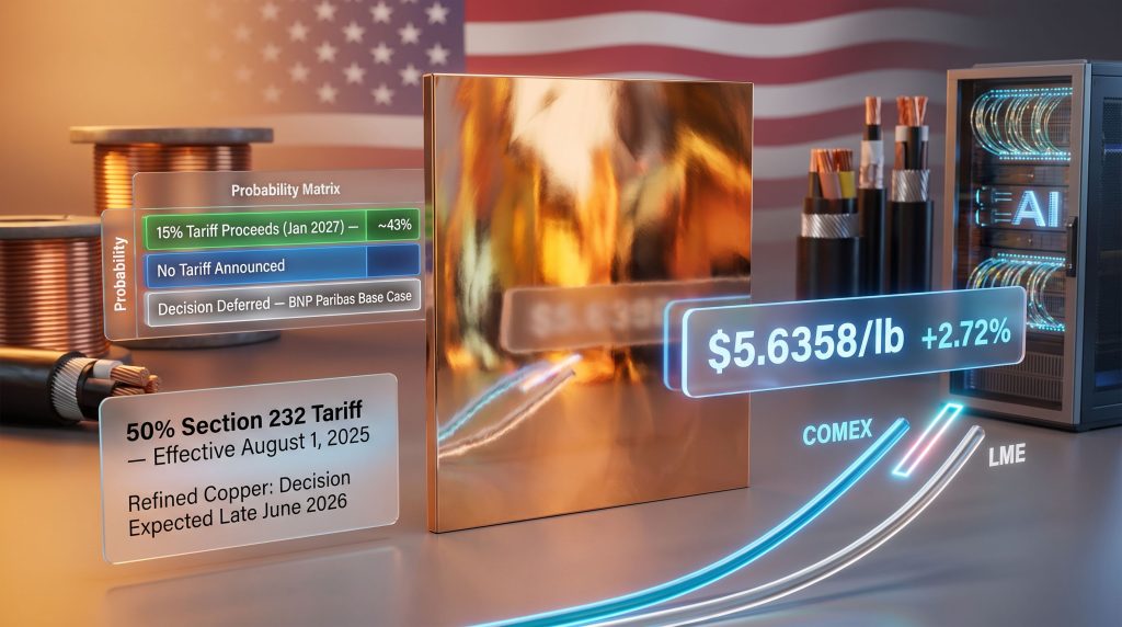 Trump copper tariff decision and price surge