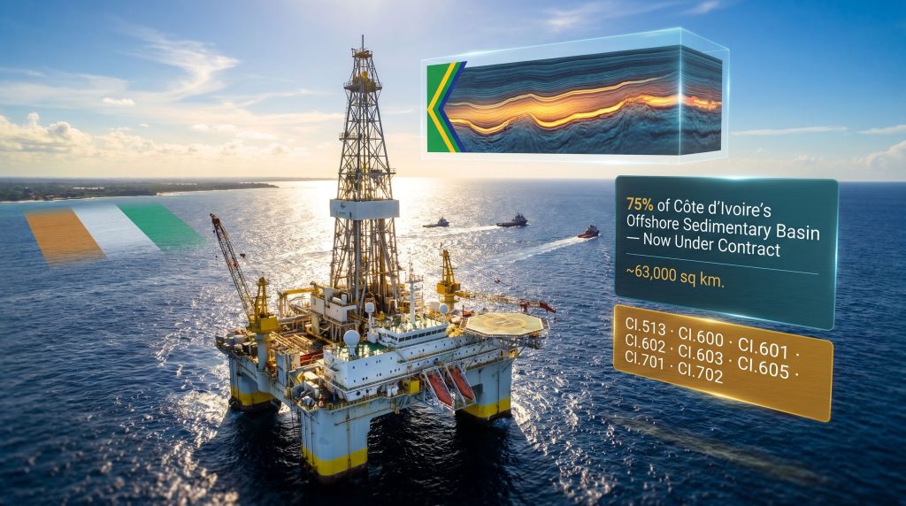 Petrobras offshore Cote d’Ivoire oil blocks rig
