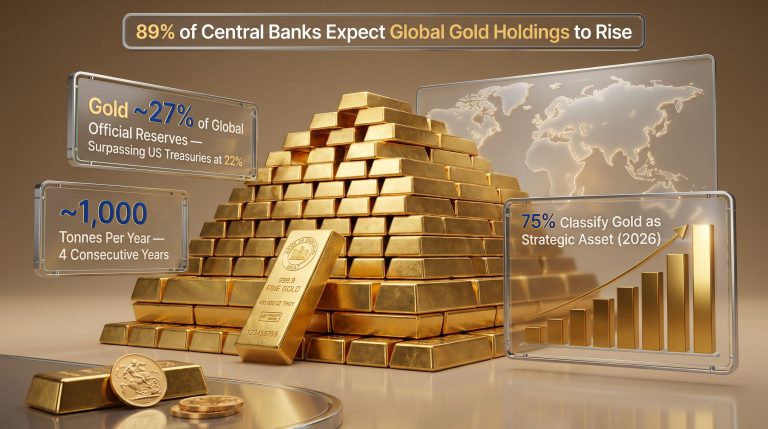 how central banks decide how much gold to hold