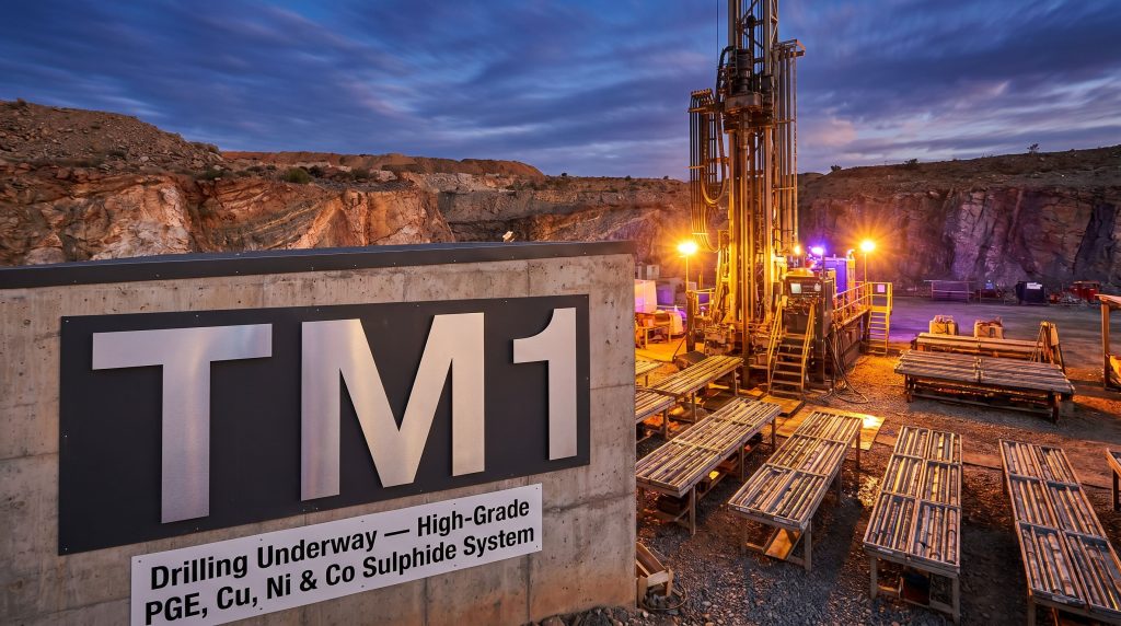 Terra Metals Ltd-TM1-TM1 drilling rig at mine site