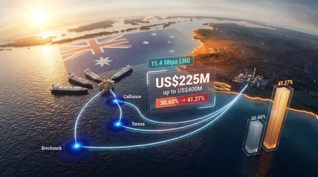 Woodside Browse Joint Venture pre-emption LNG stake increase