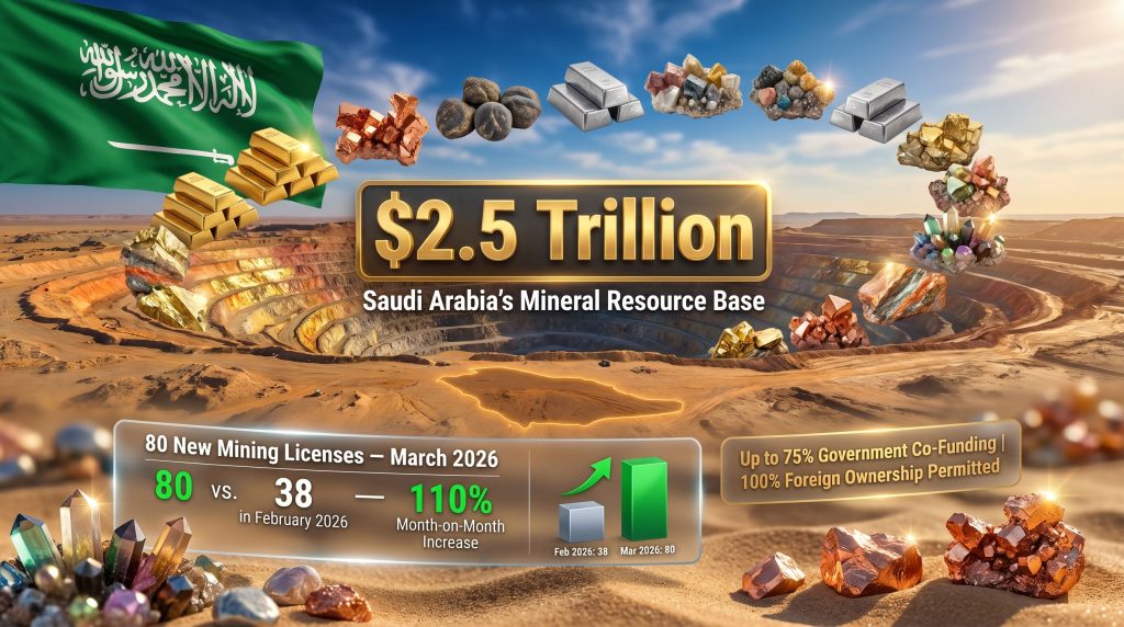Saudi Arabia mining investment opportunities in France infographic