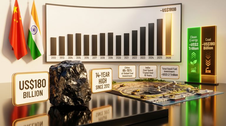 IEA coal investment hits 14-year high chart