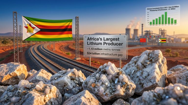 Zimbabwe lithium-backed infrastructure deal with China illustration