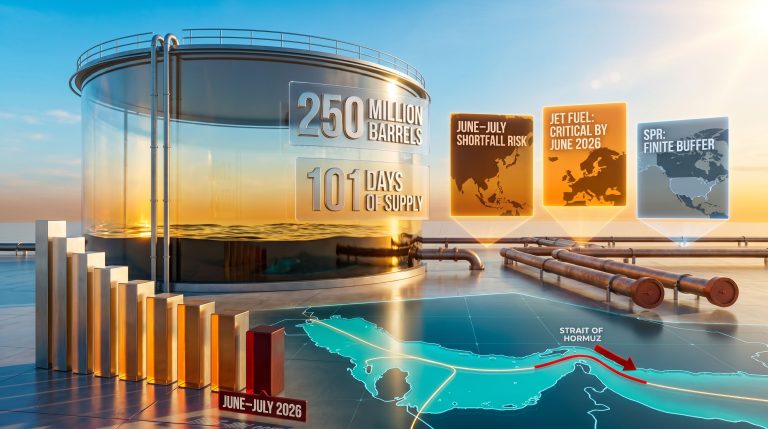 global oil stockpiles critical levels by summer infographic