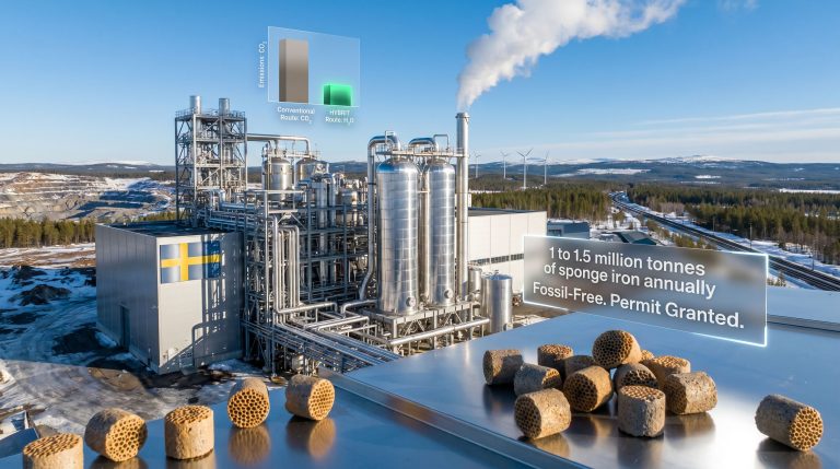 LKAB fossil-free sponge iron plant permit granted